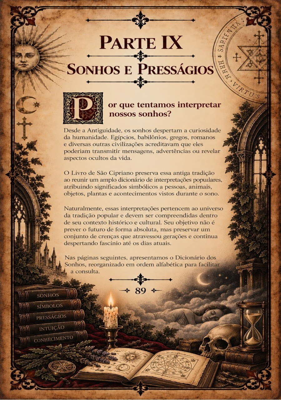 Sonhos e Presságios